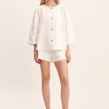 Posse - OLIVIA BLOUSE - IVORY