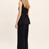 Posse - LORENZO TAILORED VEST - BLACK