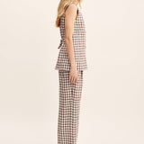 Posse - LORI VEST - CHOCOLATE PLAID
