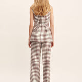 Posse - LORI VEST - CHOCOLATE PLAID