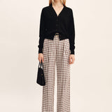 Posse - MACKENZIE TROUSER - CHOCOLATE PLAID