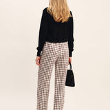 Posse - MACKENZIE TROUSER - CHOCOLATE PLAID
