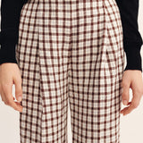 Posse - MACKENZIE TROUSER - CHOCOLATE PLAID