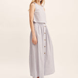 Posse - OSCAR SKIRT - BLUE STRIPE