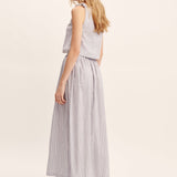 Posse - OSCAR SKIRT - BLUE STRIPE