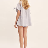 Posse - SUTTON TOP - BLUE STRIPE
