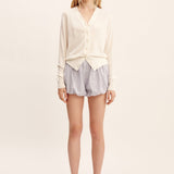 Posse - AURELIA SHORT - BLUE STRIPE