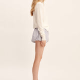 Posse - AURELIA SHORT - BLUE STRIPE