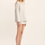 Posse - SEDGEWICK SKIRT - SKY STRIPE