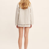 Posse - SEDGEWICK SKIRT - SKY STRIPE