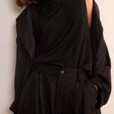 Jamie Haller - The Muscle Tee Linen in Black