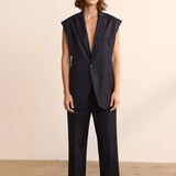 Jamie Haller - The Waist Tape Trouser in Dark Navy