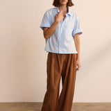 Jamie Haller - The Big Pleat Trouser in Camel
