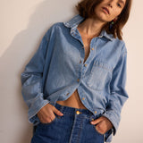 Jamie Haller - The Essential Denim Shirt in Timeworn Indigo