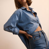 Jamie Haller - The Essential Denim Shirt in Timeworn Indigo