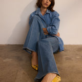 Jamie Haller - The Crease Jean in Flat Crease