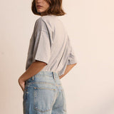 Jamie Haller - The Boxy Tee in Heather Grey