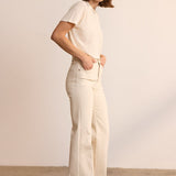 Jamie Haller - The Crease Jean in Ecru