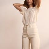 Jamie Haller - The Crease Jean in Ecru