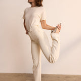 Jamie Haller - The Crease Jean in Ecru