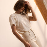 Jamie Haller - The Chameleon Tee Linen in Ecru