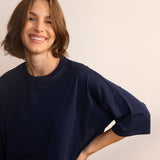Jamie Haller - The Boxy Tee in Navy
