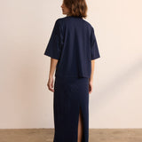 Jamie Haller - The Boxy Tee in Navy