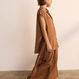 Jamie Haller - The Reiki Sleeveless Shirt in Clay