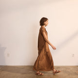 Jamie Haller - The Midi Swing Skirt in Clay