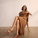 Jamie Haller - The Midi Swing Skirt in Clay