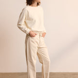 Jamie Haller - The Daily Sweatshirt in Natural White