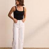 Jamie Haller - The Wide A Leg in Soft White