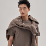 FRAME - Light Cotton Tee -- Smoky Mocha