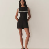 DÔEN - MONROE DRESS -- BLACK