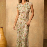 Ciao Lucia - Lauryn Jardin Silk Chiffon Dress