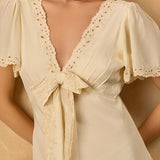 Ciao Lucia - Brunello Ivory Silk Dress