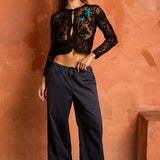 Ciao Lucia - Osane Black Soutache Jacket