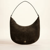 MANU ATELIER - Manu Hobo Tobacco Green Suede & Black Soft