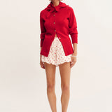 Posse - TERESA CARDIGAN - STRAWBERRY