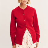 Posse - TERESA CARDIGAN - STRAWBERRY