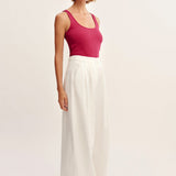 Posse - AXEL SCOOP SINGLET - DRAGONFRUIT