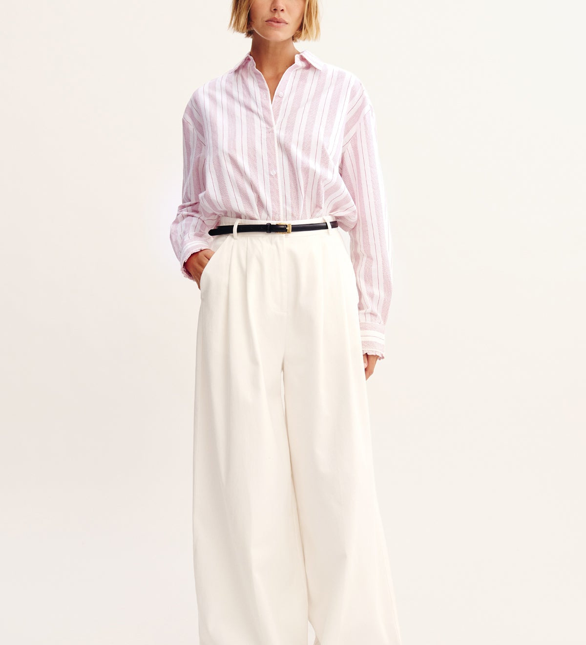 Posse - WESLEY TROUSER - VINTAGE WHITE