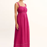 Posse - GRACE SHIFT DRESS - DRAGON FRUIT