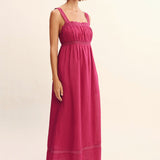 Posse - GRACE SHIFT DRESS - DRAGON FRUIT