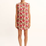 Posse - ROSALIE SHIFT MINI DRESS - ROSE BUD
