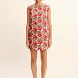 Posse - ROSALIE SHIFT MINI DRESS - ROSE BUD