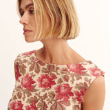 Posse - ROSALIE SHIFT MINI DRESS - ROSE BUD