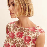 Posse - ROSALIE SHIFT MINI DRESS - ROSE BUD