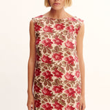 Posse - ROSALIE SHIFT MINI DRESS - ROSE BUD