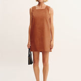 Posse - RIO SHIFT DRESS - CHESTNUT